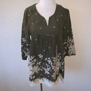 sammy tunic top xl boho Festival Vibe